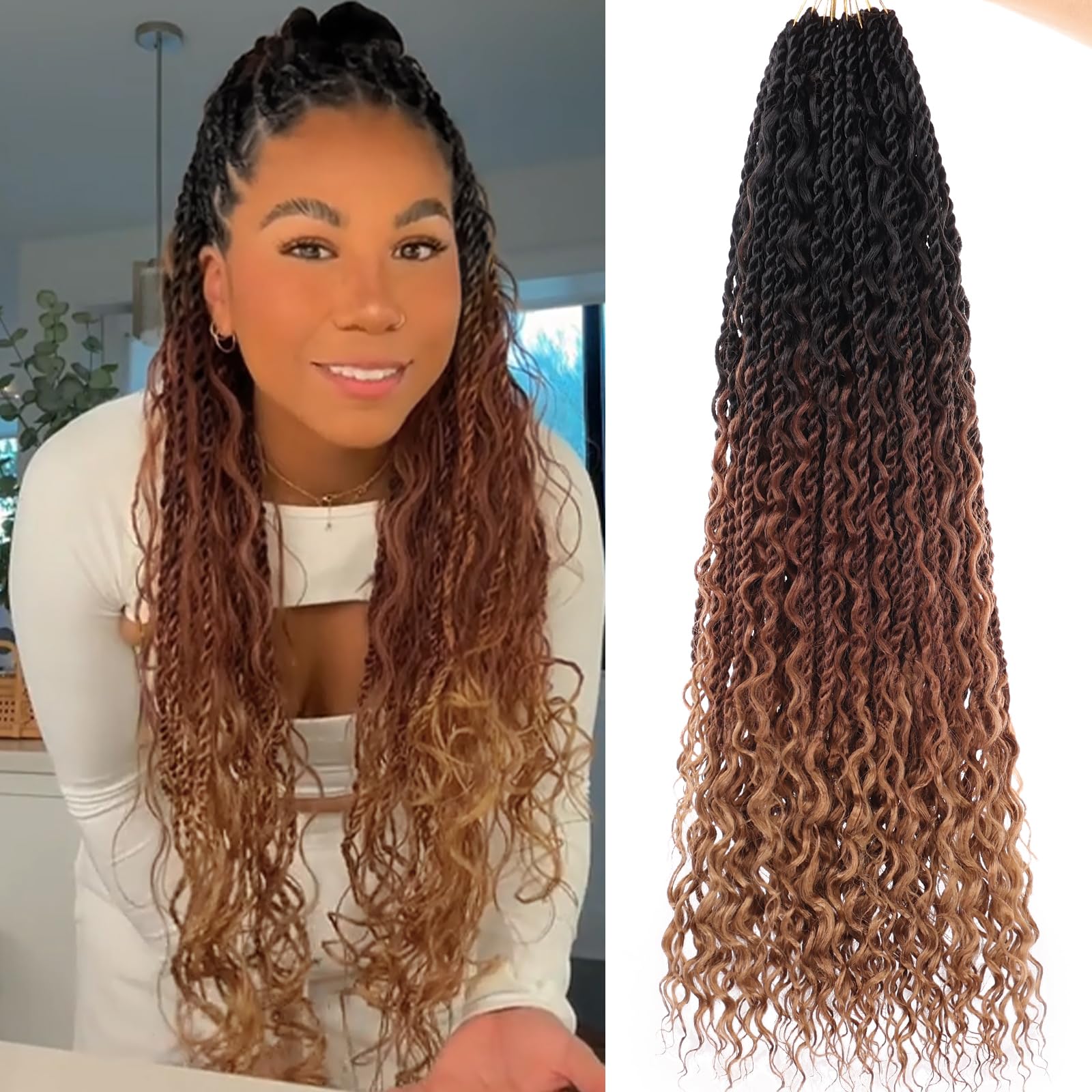 Amazon.com : RuiYok 9 Packs 24 Inch Boho Senegalese Twist Crochet